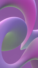 Soft Curved Purple Abstraction.
