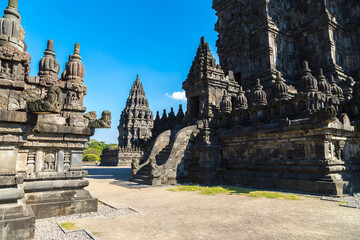 Wall Mural - Prambanan temple in Yogyakarta