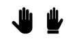 © OLIVEIA - Hand icon vector illustration. hand sign and symbol. hand gesture