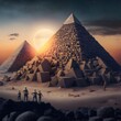 Pyramids Horizon generated by AI