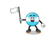 © Ummu - Cartoon Illustration of honduras flag holding a white flag