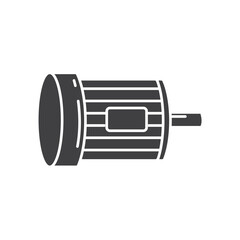 generator motor icon vector concept design template