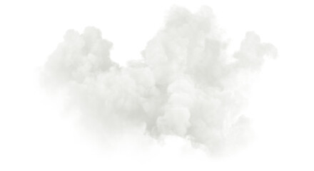 Poster - Steam gas condensation clouds floating isolated transparent backgrounds 3d rendering png