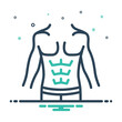© WEBTECHOPS - Mix icon for abs fit