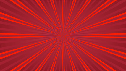 Wall Mural - abstract red sunburst pattern background for modern graphic design element. shining ray cartoon with colorful for website banner wallpaper and poster card decoration