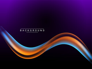 Abstract colorful line elements decorative design background