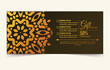 © Zein Republic Studio - Luxury gold gift voucher template