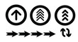 © Cody - Arrows vector collection. Set of arrow pictogram variations. Simple icons.