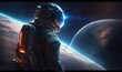 astronaut in space made with generative ai