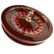 3d rendering - The casino roulette wheel 