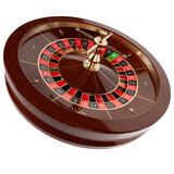 Fototapeta  - 3d rendering - The casino roulette wheel 
