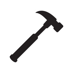 Hammer icon, hammer symbol, vector.