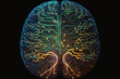 © ADDICTIVE STOCK - Glowing electric scheme in brain