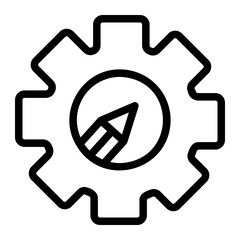 Poster - gear icon 