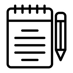 Poster - notepad icon 