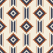 Ethnic geometric stripes pattern. Vector aztec Kilim geometric square stripes seamless pattern background. Southwest geometric pattern use for fabric, home decoration elements, upholstery, wrapping.