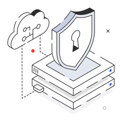 Canvas Print - Data Security 