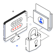 Canvas Print - Secure Account 