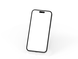 Poster - smartphone  With Blank Screen in 3d