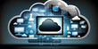 © Vertigo Images - Cloud computing technology concept.AI generated