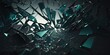 Shattered Glass Abstract Background Texture. Generative AI.