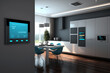 smart house modern kitchen interior