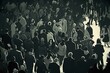 © Rysak - Mass of Humanity: Abstract Representation of Crowds - Generative AI