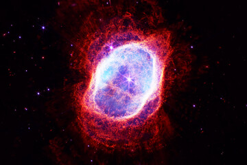 Wall Mural - bright, beautiful space nebula. elements of this image furnished by nasa