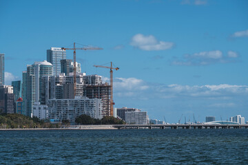 Wall Mural - city skyscrapers Brickell views miami 