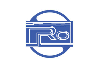 Ro logo and icon design template
