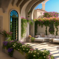  Mediterranean-style terrace3, Generative AI