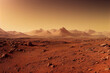 © Julian - Wallpaper background of mars landscape. Generative AI