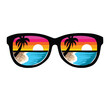 © Mortaza - Hat sunglass beach element illustration vector editable