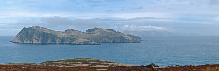 Wall Mural - View of the Semidi Islands, Gulf of Alaska, USA