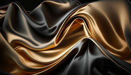 abstract wavy liquid fabric silk