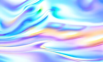 Wall Mural - abstract trendy holographic background created with generative ai