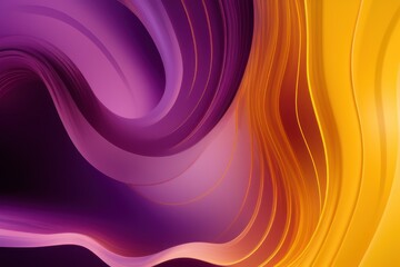 Wall Mural - colorful abstract wavy background created with generative ai