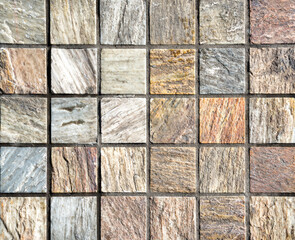 Wall Mural - Texture of a decorative brick-like tiles. Abstract background for design.