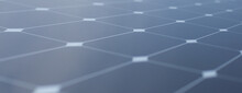 Background Texture Of Abstract Solar Panels, Close-up For Banner.