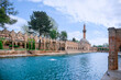 Sanliurfa, Turkey Balikligol (The Fish Lake). Panorama of the Pool of Abraham or Pool of Sacred Fish. Panoramic view