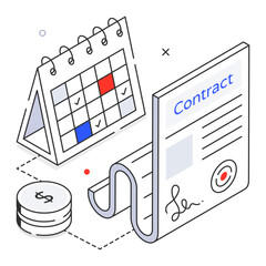 Canvas Print - Financial Contact 
