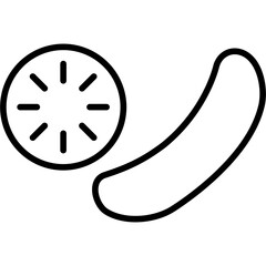 Poster - Cucumber Icon