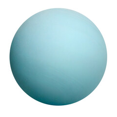 Wall Mural - uranus planet isolated on transparent background cutout