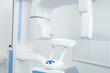 © leroy - Dental white equipment X-ray system equipment in modern dental clinic. Interior in dental stomatologist office