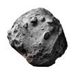 asteroid isolated on transparent background cutout