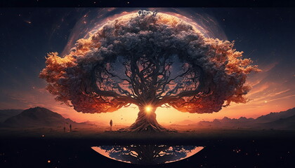Wall Mural - The tree of the universe