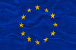 © Stanislau Vyrvich - National flag of Europe. Background  with flag of Europe.