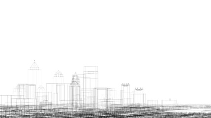 sketch of the city