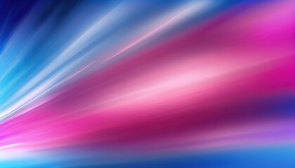 Poster -  a blurry image of a blue, pink and white background with a red and white stripe in the middle of the image and a blue and pink stripe in the middle of the bottom of the image. Generative AI