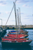 Fototapeta Pomosty - boats on the river
